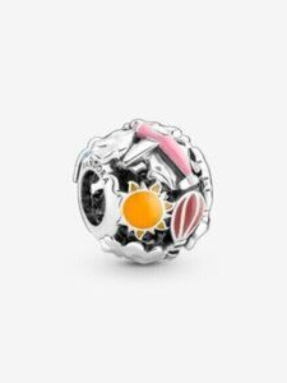 Pandora Fly Away Rainbow Sky & Travel Charm